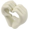 Mauro Ferretti Sculpture Amour Pierres 16,5x7x20 cm crème