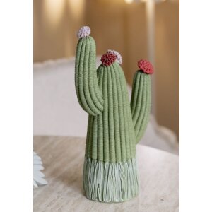 Mauro Ferretti Statue décorative Cactus Stons 10,5x6,5x20,5 cm vert