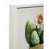 Mauro Ferretti Tableau toile avec cadre Vase cactus 40x2,8x40 cm