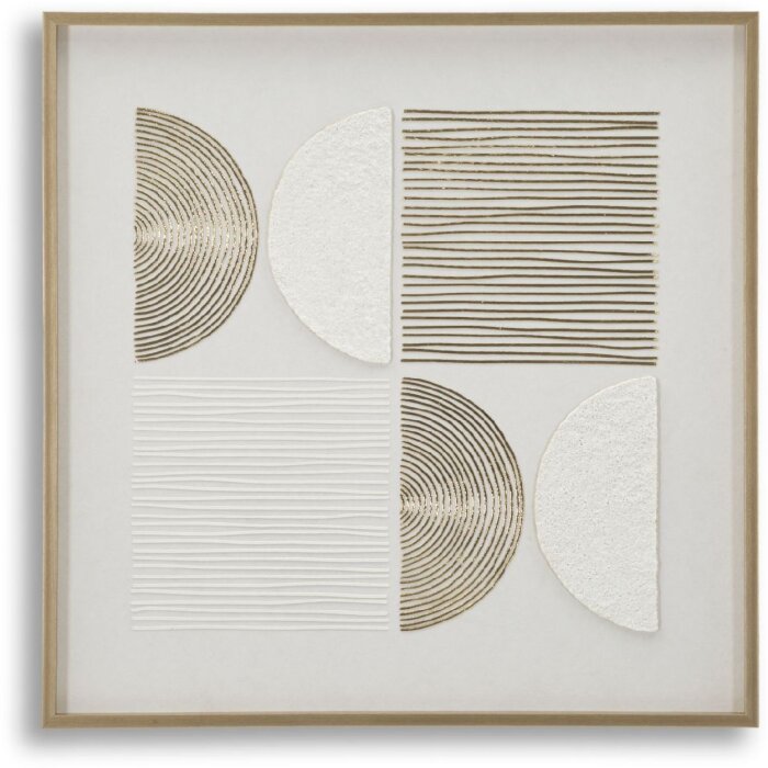 Mauro Ferretti Tableau sur toile avec cadre Abstrakt 60x3x60 cm