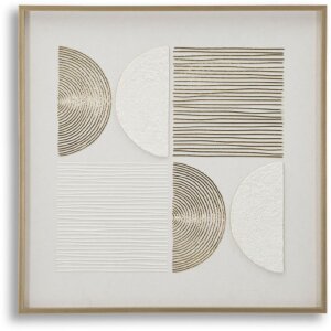 Mauro Ferretti Tableau sur toile avec cadre Abstrakt 60x3x60 cm