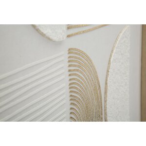 Mauro Ferretti Tableau sur toile avec cadre Abstrakt 60x3x60 cm