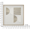 Mauro Ferretti Tableau sur toile avec cadre Abstrakt 60x3x60 cm