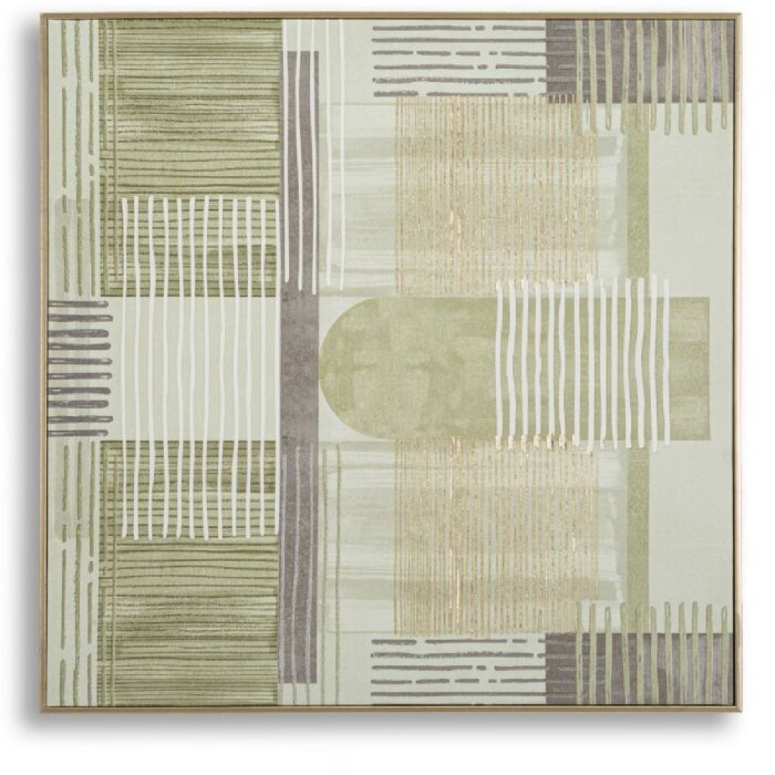 Mauro Ferretti Tableau avec cadre Lignes 60x3x60 cm