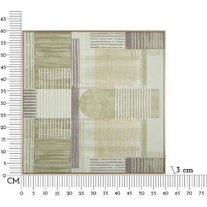 Mauro Ferretti Tableau avec cadre Lignes 60x3x60 cm