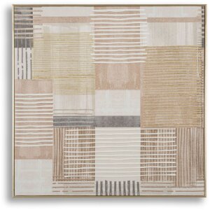 Mauro Ferretti Tableau avec cadre Lignes 60x3x60 cm