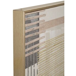 Mauro Ferretti Tableau avec cadre Lignes 60x3x60 cm