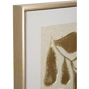 Mauro Ferretti Tableau décoratif Goldy avec cadre 50x3x70 cm