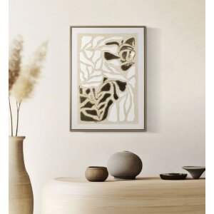 Mauro Ferretti Tableau Goldy avec cadre 50x3x70 cm