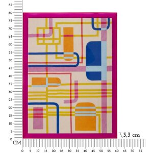 Mauro Ferretti Décoration murale avec cadre 60x3,3x80 cm