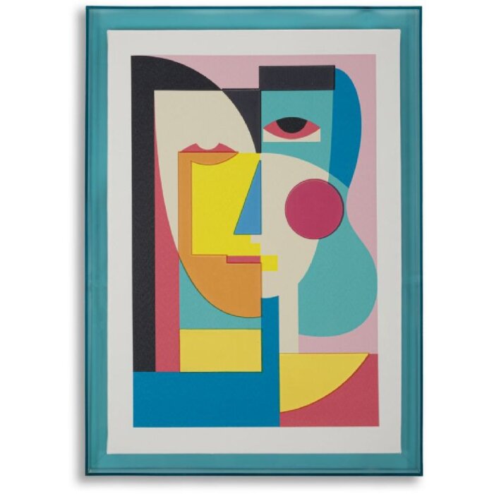 Mauro Ferretti Tableau Picassy avec cadre 50x3,3x70 cm