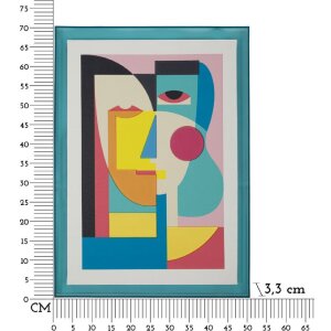 Mauro Ferretti Tableau Picassy avec cadre 50x3,3x70 cm