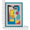 Mauro Ferretti Tableau Picassy avec cadre 50x3,3x70 cm