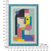 Mauro Ferretti Tableau mural Picassy avec cadre 50x3,3x70 cm
