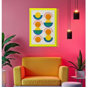 Mauro Ferretti Tableau Pop Art encadré 50x3,3x70 cm