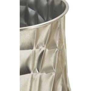 Mauro Ferretti Ensemble de vases argenté 3 pièces