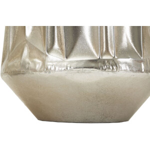Mauro Ferretti Ensemble de vases argenté 3 pièces