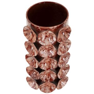 Mauro Ferretti Vase Drop rouge 12,5x12,5x24 cm