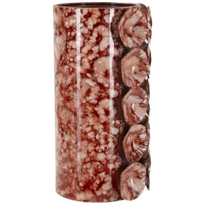 Mauro Ferretti Vase Drop rouge 12,5x12,5x24 cm