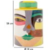 Mauro Ferretti Vase Piccassy Multicolore Ø19x28 cm