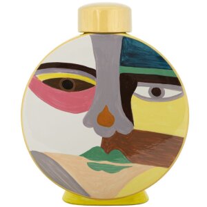 Mauro Ferretti Vase Piccassy Couleur Ronde 23x9x28 cm