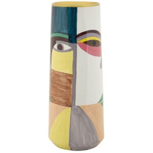 Mauro Ferretti Vase Piccassy Haut multicolore Ø15x40 cm