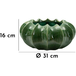 Mauro Ferretti Cache-pot Kaktus en osier Ø 31x16 cm