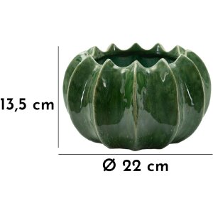 Mauro Ferretti Cache-pot Kaktus Ø 22x13,5 cm Vert