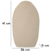 Mauro Ferretti Vase Düne haut 26x11x41 cm