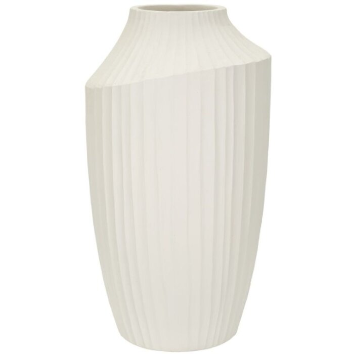 Mauro Ferretti Vase Ice Crème 28,5x50,5 cm sculpté