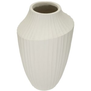Mauro Ferretti Vase Ice Crème 28,5x50,5 cm sculpté