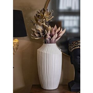 Mauro Ferretti Vase Ice Crème 28,5x50,5 cm sculpté