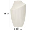 Mauro Ferretti Vase de glace Ø 22,5x38 cm crème