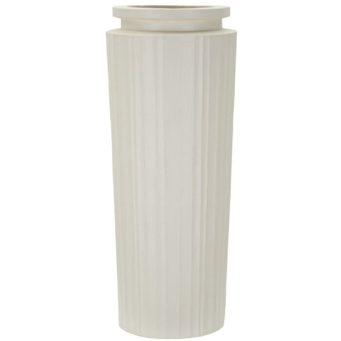 Mauro Ferretti Vase Haut 32x80 cm crème