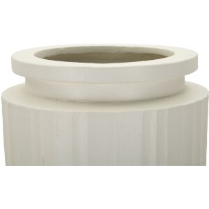 Mauro Ferretti Vase Haut 32x80 cm crème