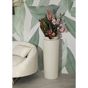 Mauro Ferretti Vase Haut 32x80 cm crème