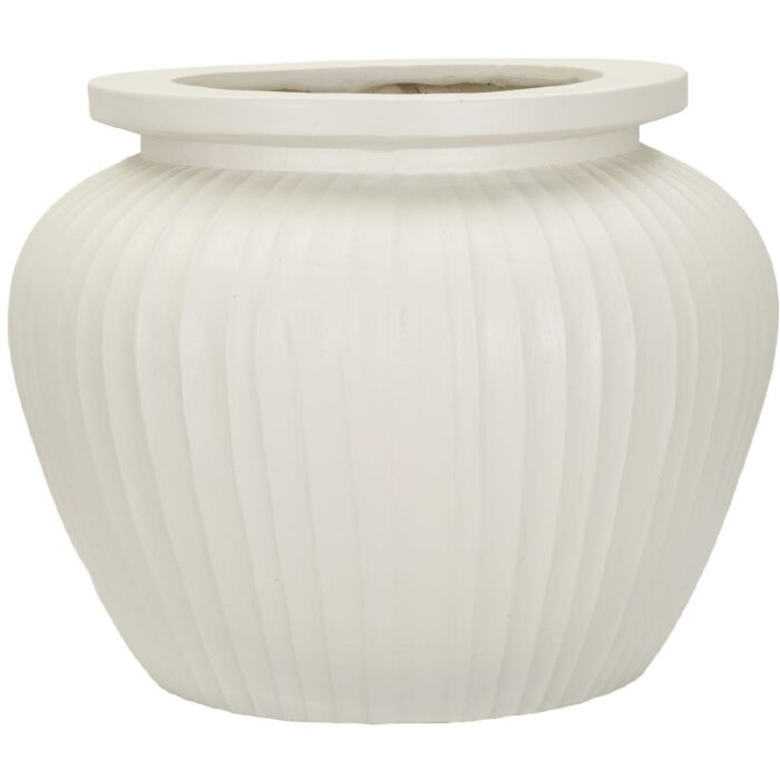 Mauro Ferretti Vase Chil 48x38 cm crème