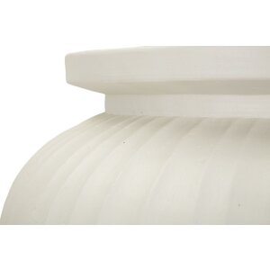 Mauro Ferretti Vase Chil 48x38 cm crème