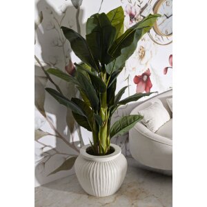 Mauro Ferretti Vase Chil 48x38 cm crème