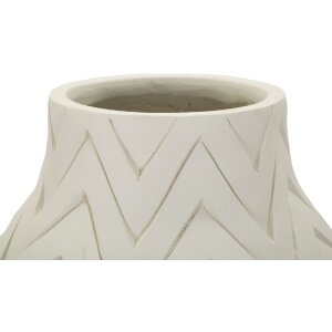 Mauro Ferretti Vase Winter 29x60 cm crème