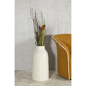 Mauro Ferretti Vase Winter 29x60 cm crème