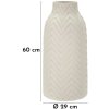 Mauro Ferretti Vase Winter 29x60 cm crème