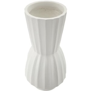 Mauro Ferretti Vase Glint Ø 25x50 cm blanc