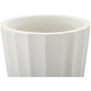 Mauro Ferretti Vase Glint Ø 25x50 cm blanc
