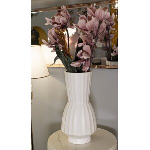 Mauro Ferretti Vase Glint Ø 25x50 cm blanc