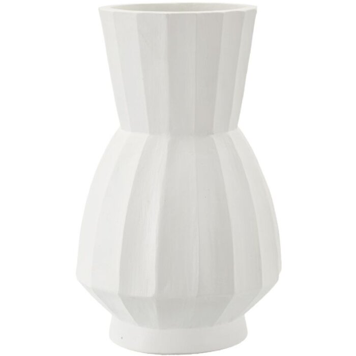 Mauro Ferretti Vase Glint Ø 24x41 cm blanc