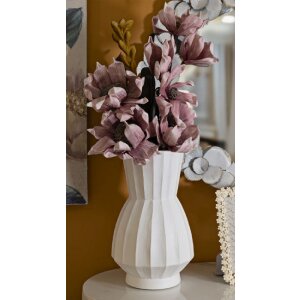 Mauro Ferretti Vase Glint Ø 24x41 cm blanc