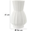 Mauro Ferretti Vase Glint Ø 24x41 cm blanc