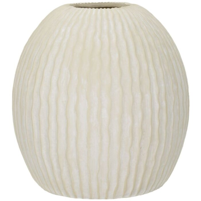 Mauro Ferretti Vase Stalactite Ø 36,5x38 cm crème