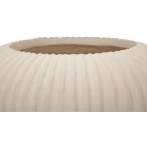 Mauro Ferretti Vase Nebel Ø35x18 cm crème